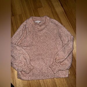 LOFT Women's Blush Crew Neck Sweater